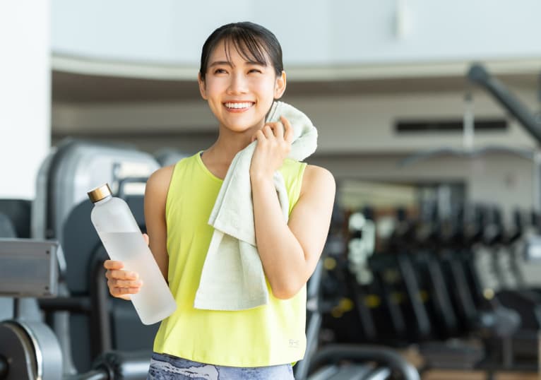 一人でもいつでも安心してジムに通いたい