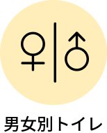 男女別トイレ